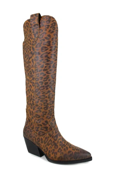 Zigi Valezka Knee High Boot In Brown
