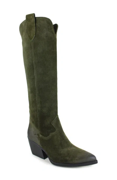 Zigi Valezka Knee High Boot In Green