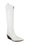 Zigi Valezka Knee High Boot In White