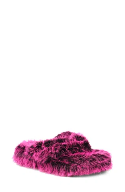 Zigi Whimzy Faux Fur Slipper In Pink