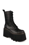 Ziginy Raiza Platform Bootie In Black