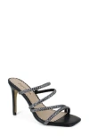 Zigisoho Rhinestone Strap Stiletto Sandal