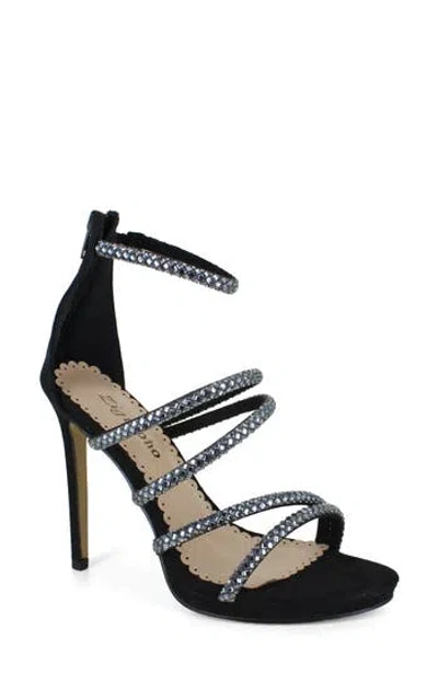 Zigisoho Rhinestone Strappy Stiletto Sandal