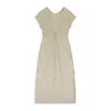 Zii Ropa Grey Oly Formal Dress In Neutral