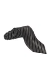 Zilli Box Check-diagonal Stripe Silk Tie In Multi