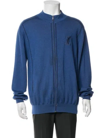 Pre-owned Zilli Cashmere Jacket In Blue