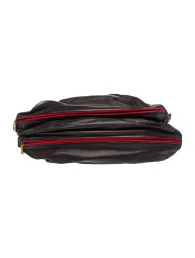 Pre-owned Zilli Leather Clutch In Black