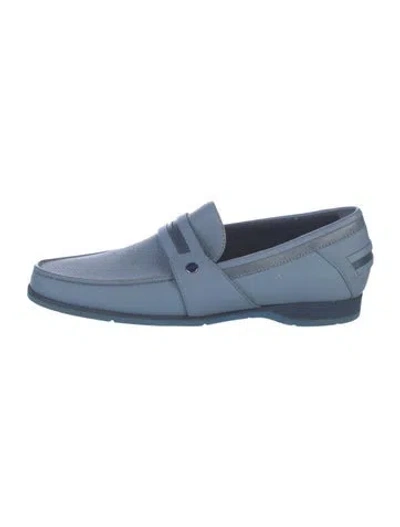 Pre-owned Zilli Leather Loafers In Blue