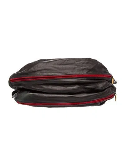 Pre-owned Zilli Leather Pouch In Black