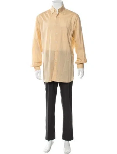 Pre-owned Zilli Long Sleeve Dress Shirt In Neutral
