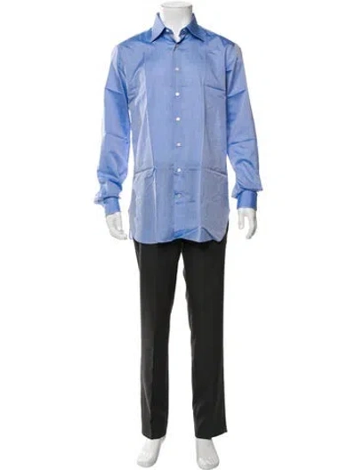 Pre-owned Zilli Long Sleeve Shirt In Blue