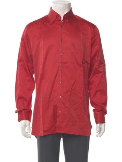 Pre-owned Zilli Long Sleeve Shirt In Red