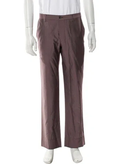 Pre-owned Zilli Pants In Burgundy