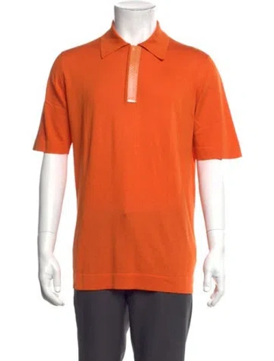 Pre-owned Zilli Short Sleeve Shirt In Orange