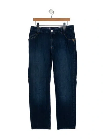 Pre-owned Zilli Straight-leg Jeans In Blue