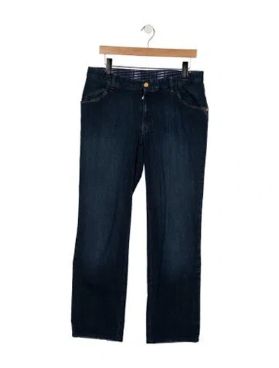 Pre-owned Zilli Straight-leg Jeans In Blue
