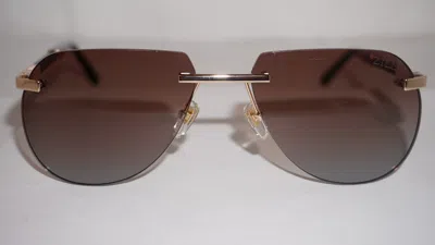 Pre-owned Zilli Sunglasses Gold Light Pink Rimless Zi65068 C03 60 18 150 France