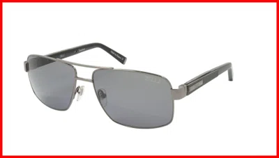 Pre-owned Zilli Sunglasses Titanium Acetate Leather Polarized France Handmade Zi 65001 C03 In Gray