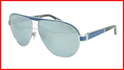 Pre-owned Zilli Sunglasses Titanium Acetate Leather Polarized France Handmade Zi 65031 C03 In Black
