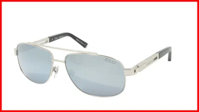 Pre-owned Zilli Sunglasses Titanium Acetate Polarized France Handmade Zi 65002 C02 In Silver