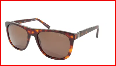 Pre-owned Zilli Sunglasses Titanium Acetate Polarized France Handmade Zi 65004 C02 In Brown