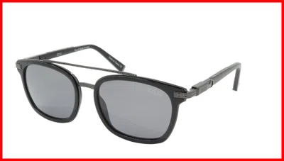 Pre-owned Zilli Sunglasses Titanium Acetate Polarized France Handmade Zi 65014 C02 In Gray