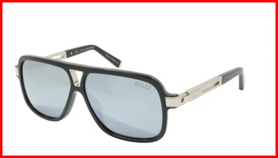 Pre-owned Zilli Sunglasses Titanium Acetate Polarized France Handmade Zi 65016 C02 In Silver