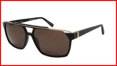 Pre-owned Zilli Sunglasses Titanium Acetate Polarized France Handmade Zi 65048 C02 In Brown
