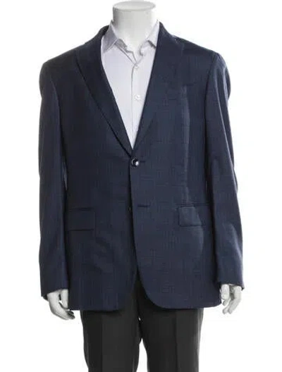 Pre-owned Zilli Wool Blazer In Blue