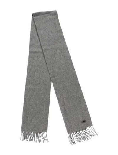 Pre-owned Zilli Wool Scarf In Grey