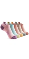 Zilpu Cushioned Performance Athletic Ankle Socks 5-pack