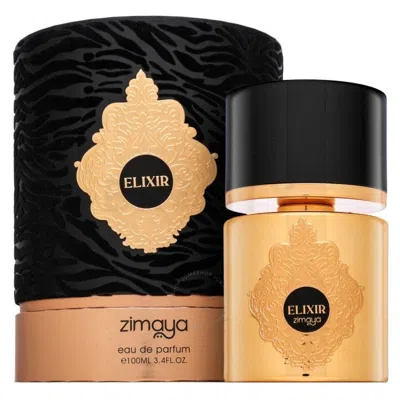 Zimaya Unisex Elixir Gold Edp Spray 3.4 oz Fragrances 6290171073833 In White