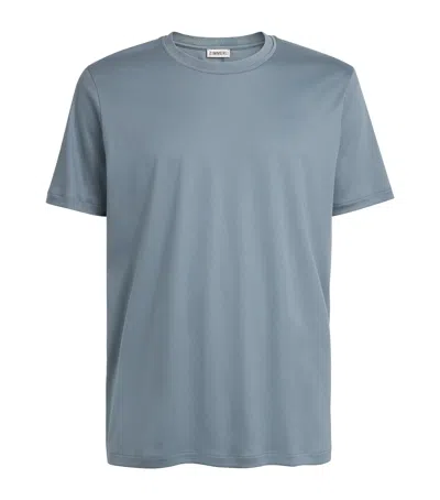 Zimmerli 286 Sea Island T-shirt In Blue