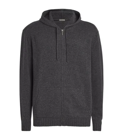 Zimmerli Cashmere Hoodie In Grey