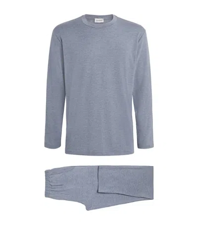Zimmerli Cosy Comfort Pyjama Set In Gray