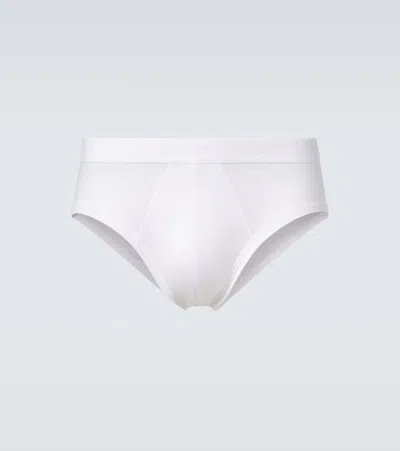Zimmerli Cotton Jersey Briefs In White