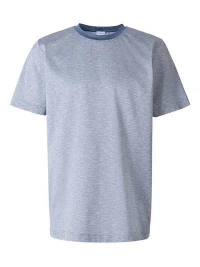 Zimmerli Cotton Sleepwear Set In Blue