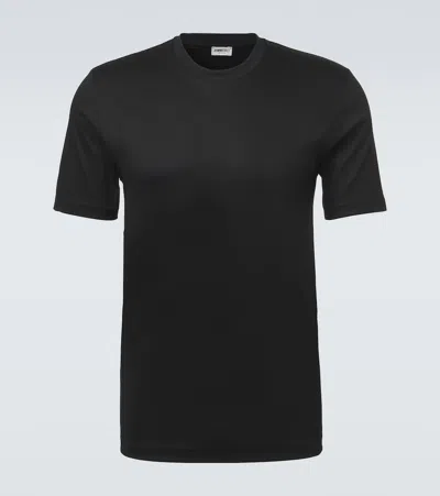 Zimmerli Cotton T-shirt In Black