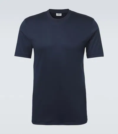Zimmerli Cotton T-shirt In Blue