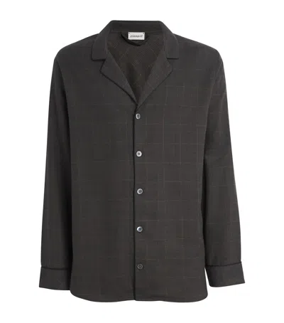 Zimmerli Cotton-wool Check Cozy Flannel Pyjamas In Multi