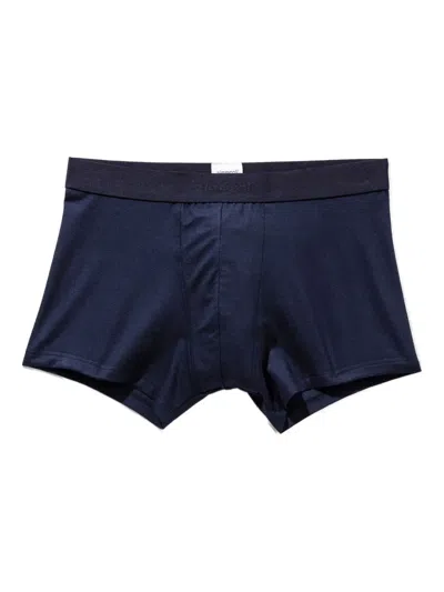 Zimmerli Elasticated Boxers In Blue