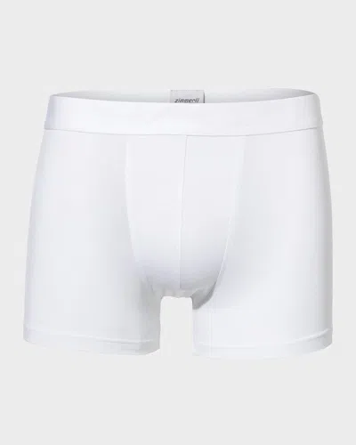 Zimmerli Men's 700 Pureness Boxer Briefs In White