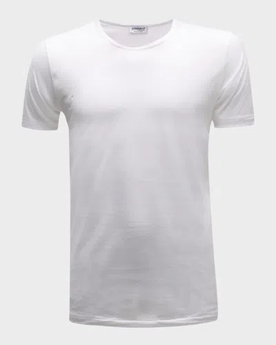 Zimmerli Men & Apos;s Royal Classic Crew-neck Cotton T-shirt In White