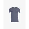 Zimmerli Men's 700 Pureness Slim Fit V-neck T-shirt In Deep Blue