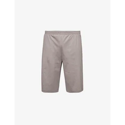 Zimmerli Mens Grey Relaxed-fit Cotton Shorts