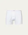Zimmerli Men's Sea Island Boxer Briefs In White In White