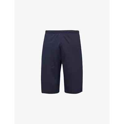 Zimmerli Mens Vy Relaxed-fit Cotton Shorts In Navy