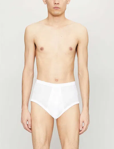 Zimmerli Classic Cotton Briefs In White