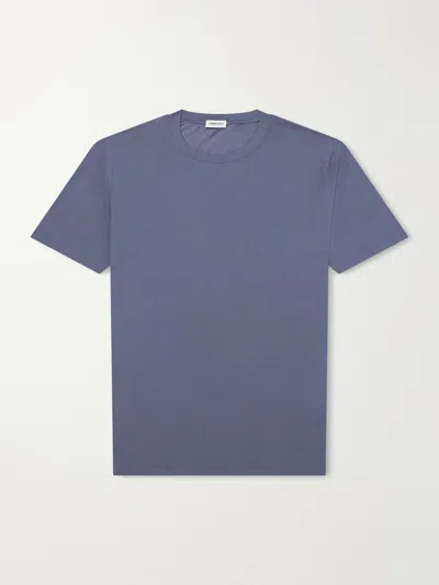Zimmerli Pureness Stretch-micro Modal T-shirt In Blue
