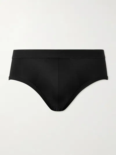 Zimmerli Sea Island Cotton Briefs In Black